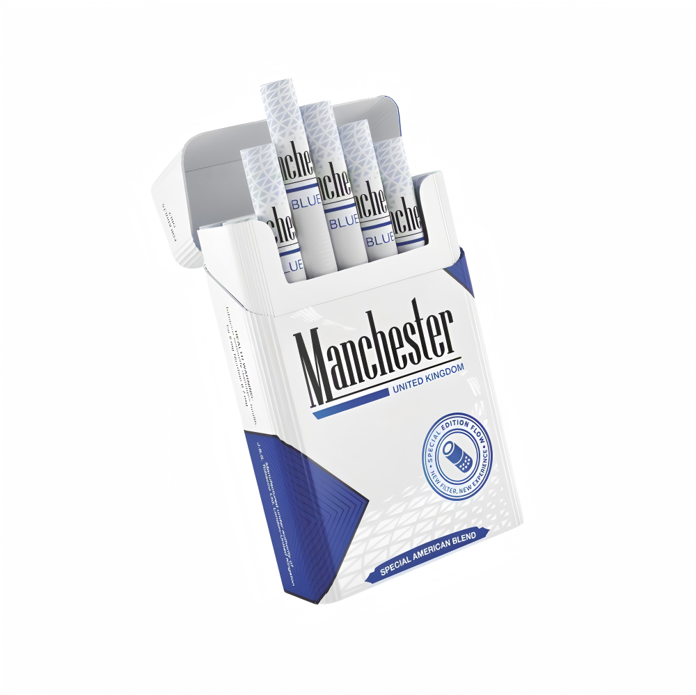 Manchester Special Edition Flow Blue 6mg Carton